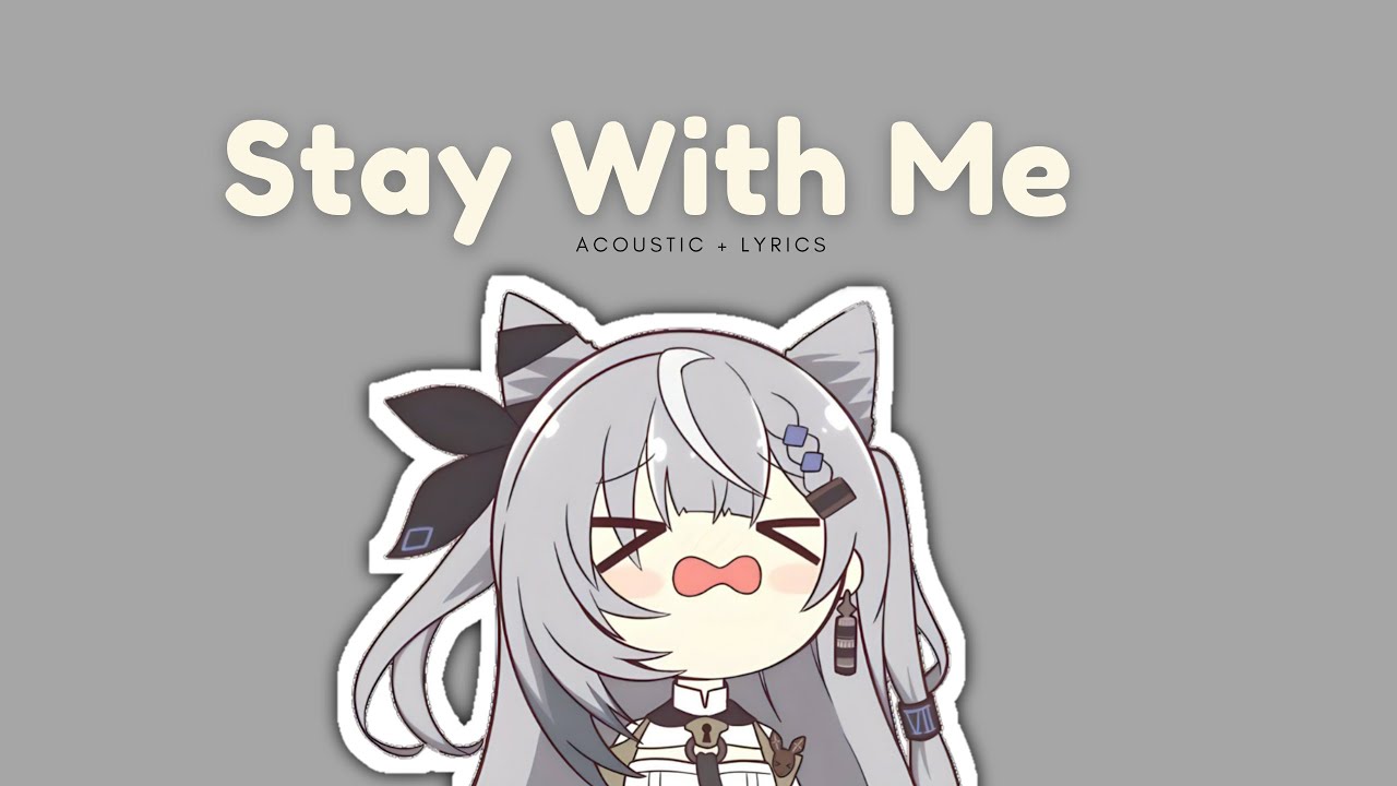 Stay with me (Acoustic ver.) Cover by Vestia Zeta【Hololive Music】