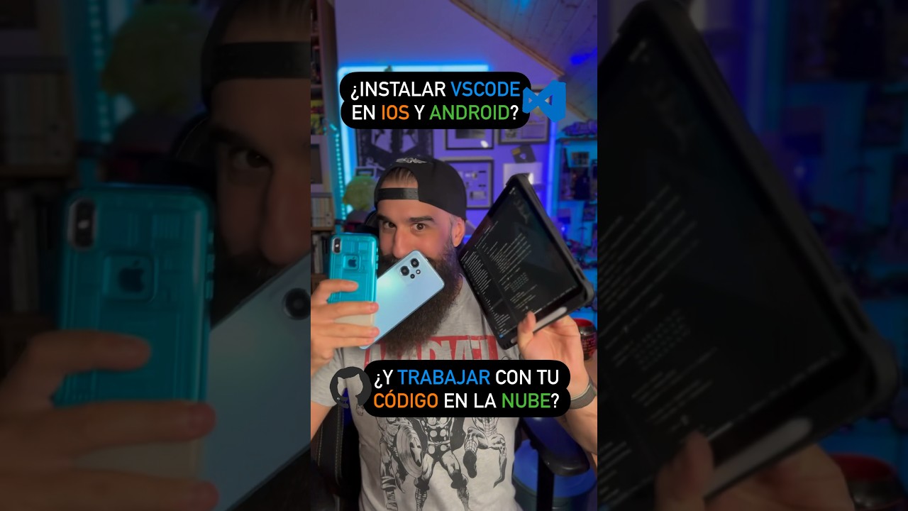 Instala VSCODE en iOS y ANDROID