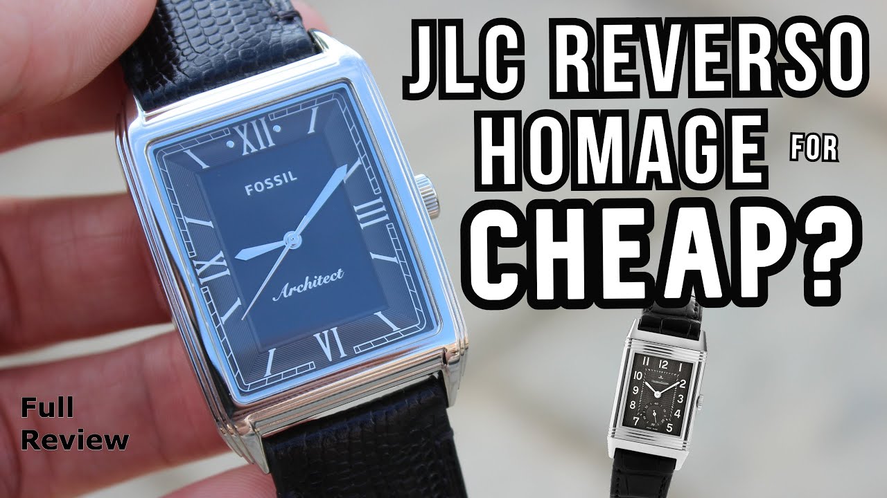 Fossil Dress Watch | A Cheap JLC Reverso Homage? | Full Review