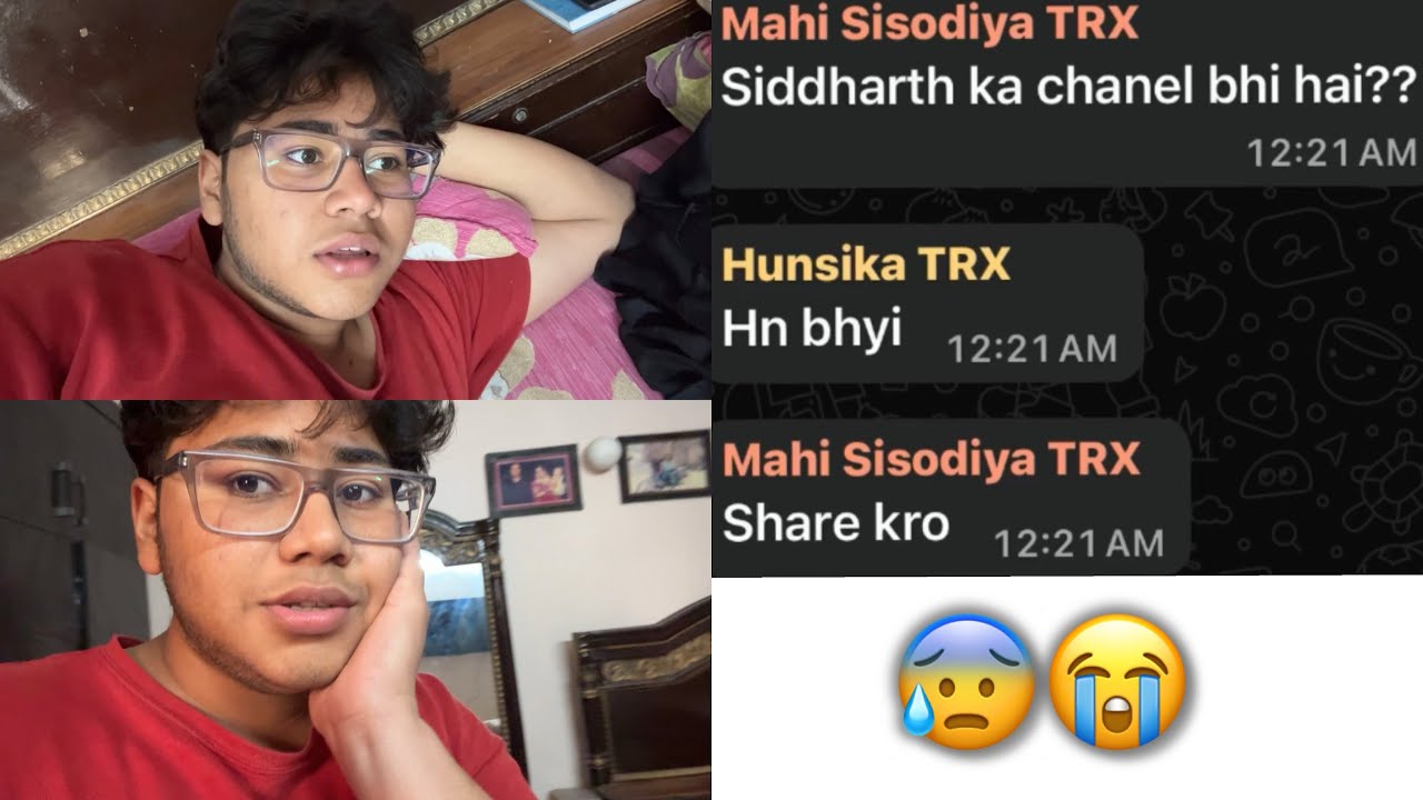 SENIOR KO MERE CHANNEL KE BAARE ME PTA CHAL GYA😰😭