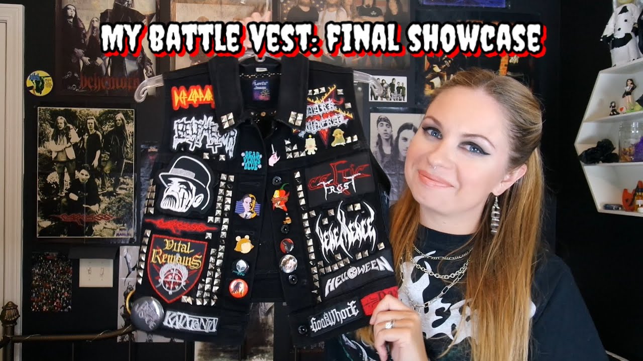 My Finished Metal Vest / Battle Jacket
