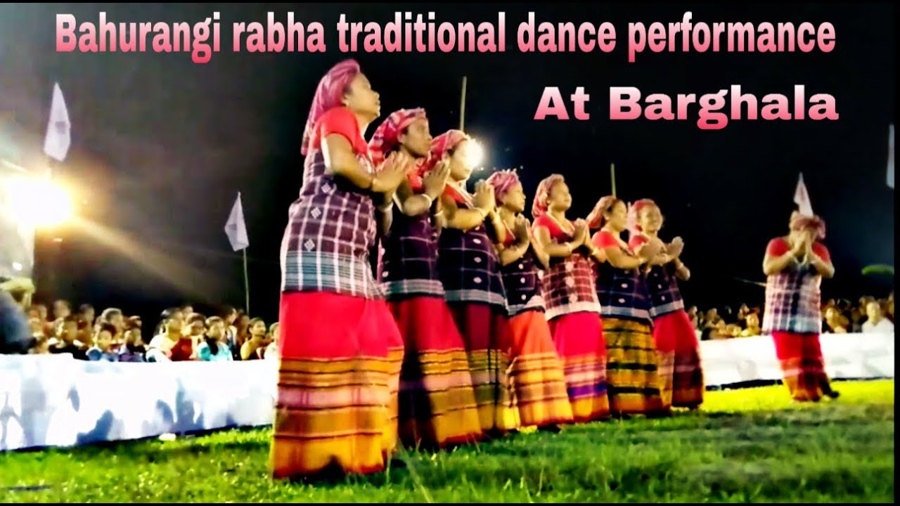 Bahurangi rabha traditional dance performance//@ Barghala