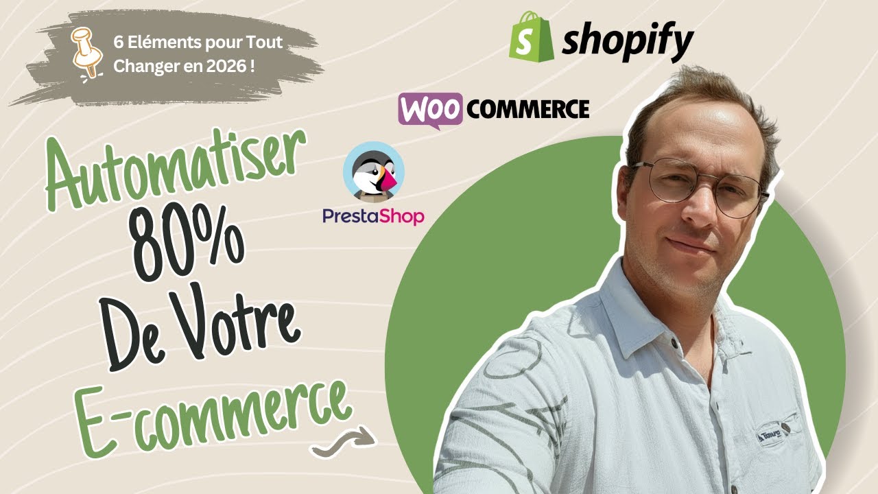 6 Eléments Pour Automatiser 80% de Votre E-commerce en 2026