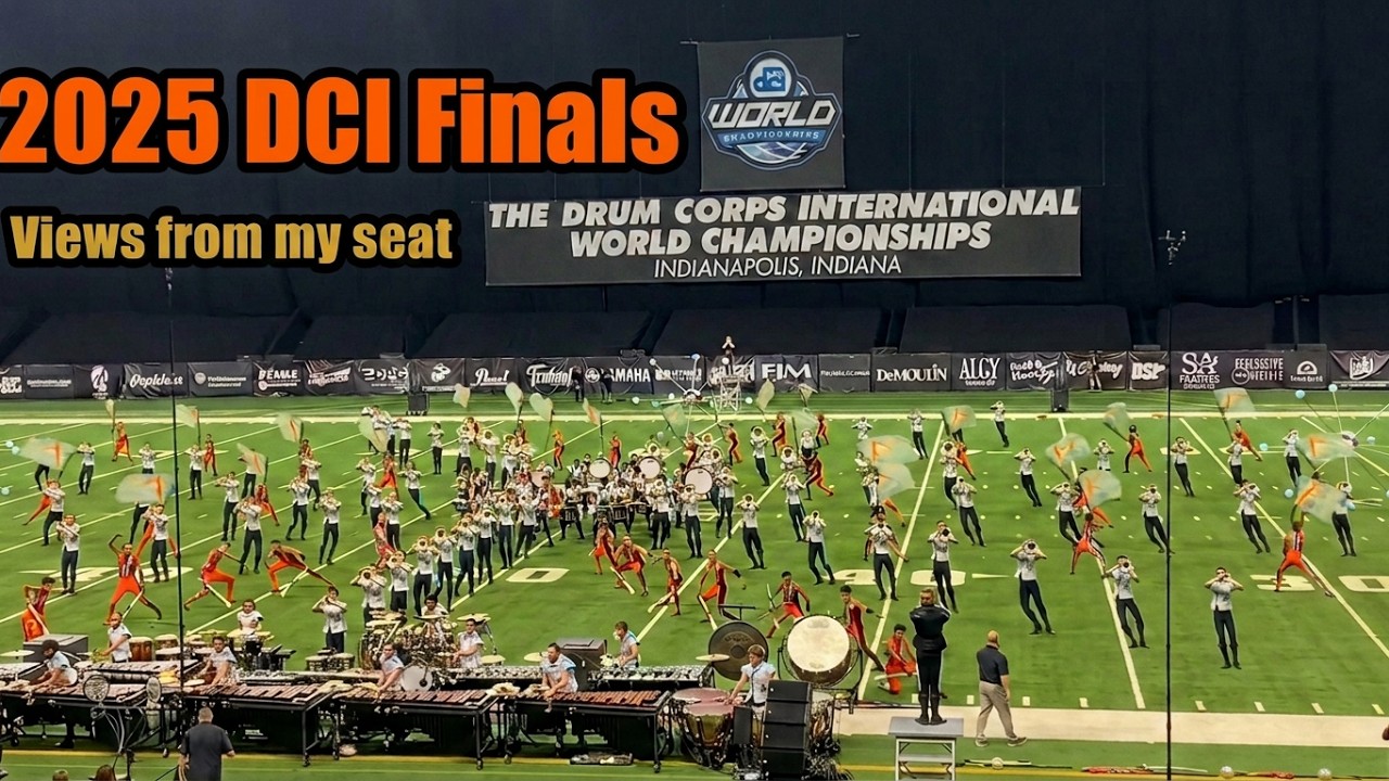 2025 Drum Corps International Finals Sights and Sounds from my seat