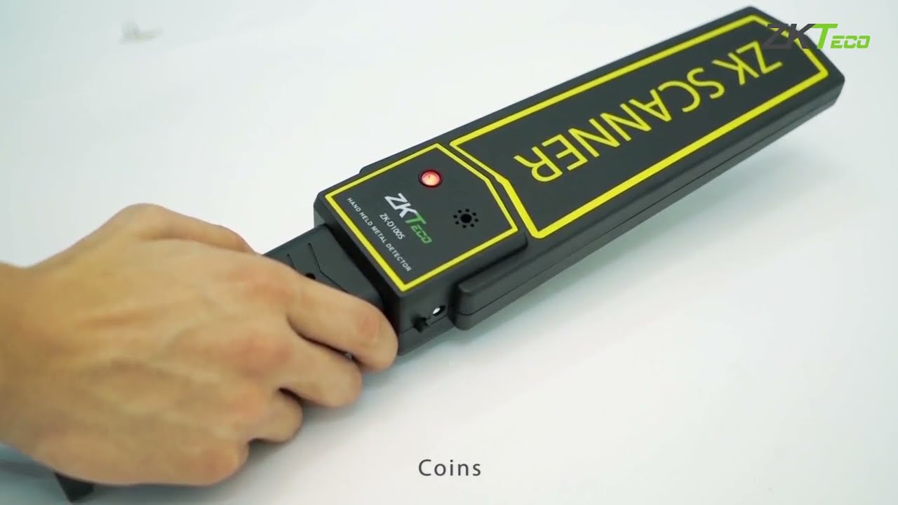 Zkteco Handheld Metal Detectors ZK D100s by The Security Mill