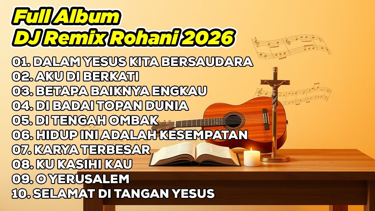 DJ REMIX ROHANI 2026💃 DALAM YESUS KITA BERSAUDARA✝️ AKU DI BERKATI ✝️ BETAPA BAIKNYA ENGKAU