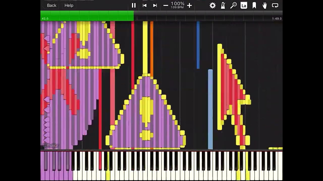 Synthesia Music Using only Sounds From WINDOWS XP & 98 reversed