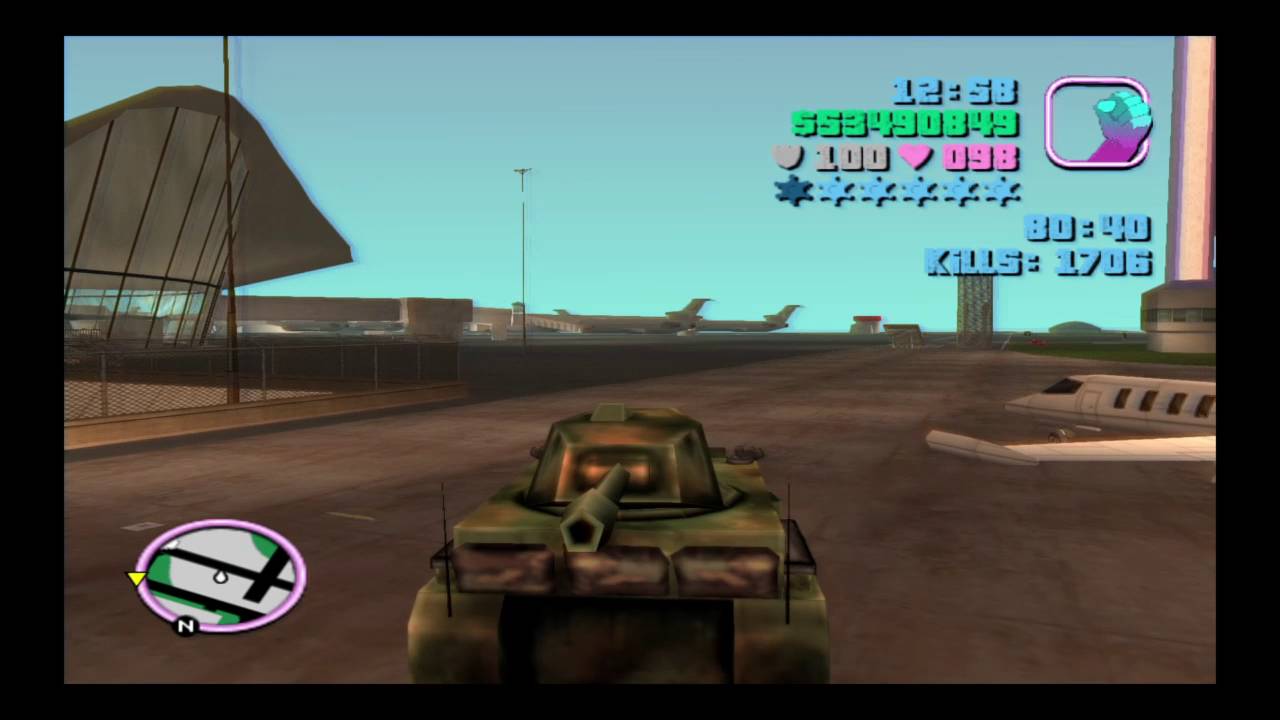 Grand Theft Auto: Vice City vigilante mission insane glitch