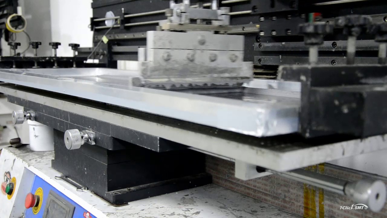 1Clicksmt PIX Semi-Automatic SMT Printer for 1.0m LED board Printing