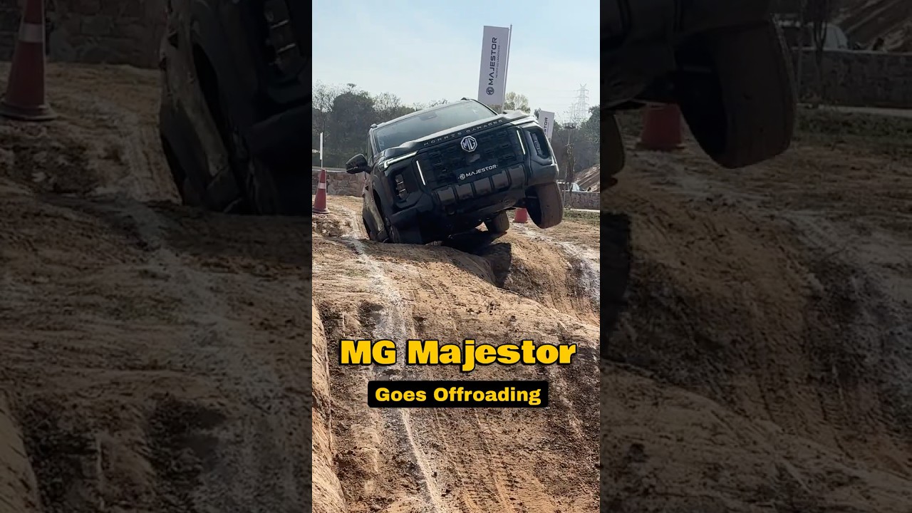 New MG Majestor Offroading #whatcarindia
