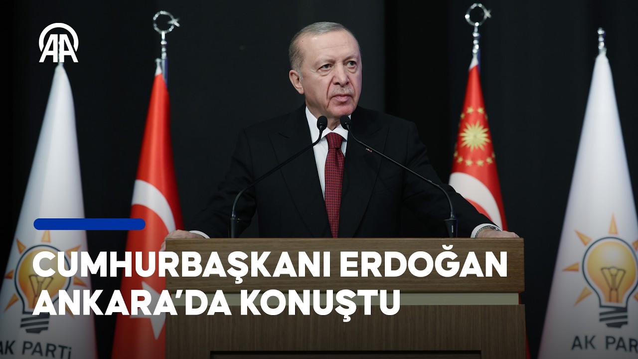 Cumhurbaşkanı Erdoğan konuşuyor