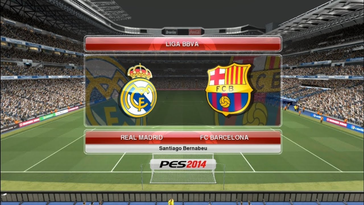 Real Madrid vs Barcelona - Liga J29 PES2014