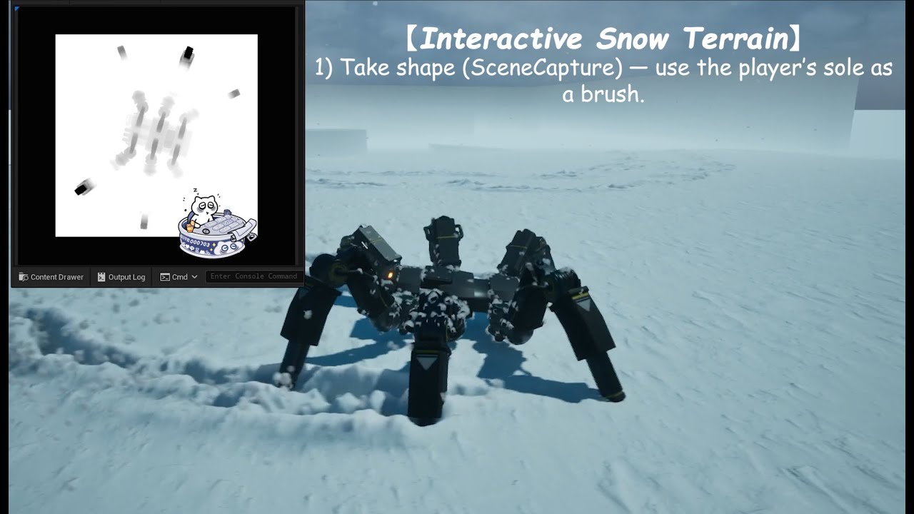 Interactive Snow World | UE5 Technical Art Breakdown 2.0