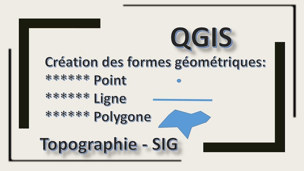 Comment créer des formes géométrique sur Qgis #20#