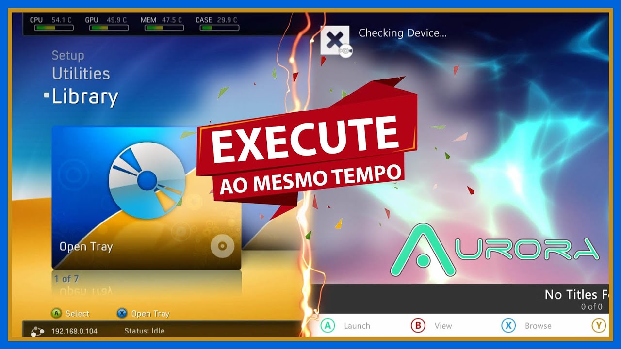 Como instalar a Freestyle e Aurora Juntas com atalhos - Execute as duas direto da Dash NXE via USB