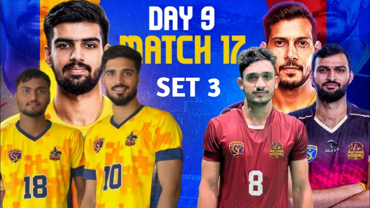 | SET 3 | Mathura VS Kashi | #mr_saeed_09 | Uttar Pradesh Pro Volleyball League |