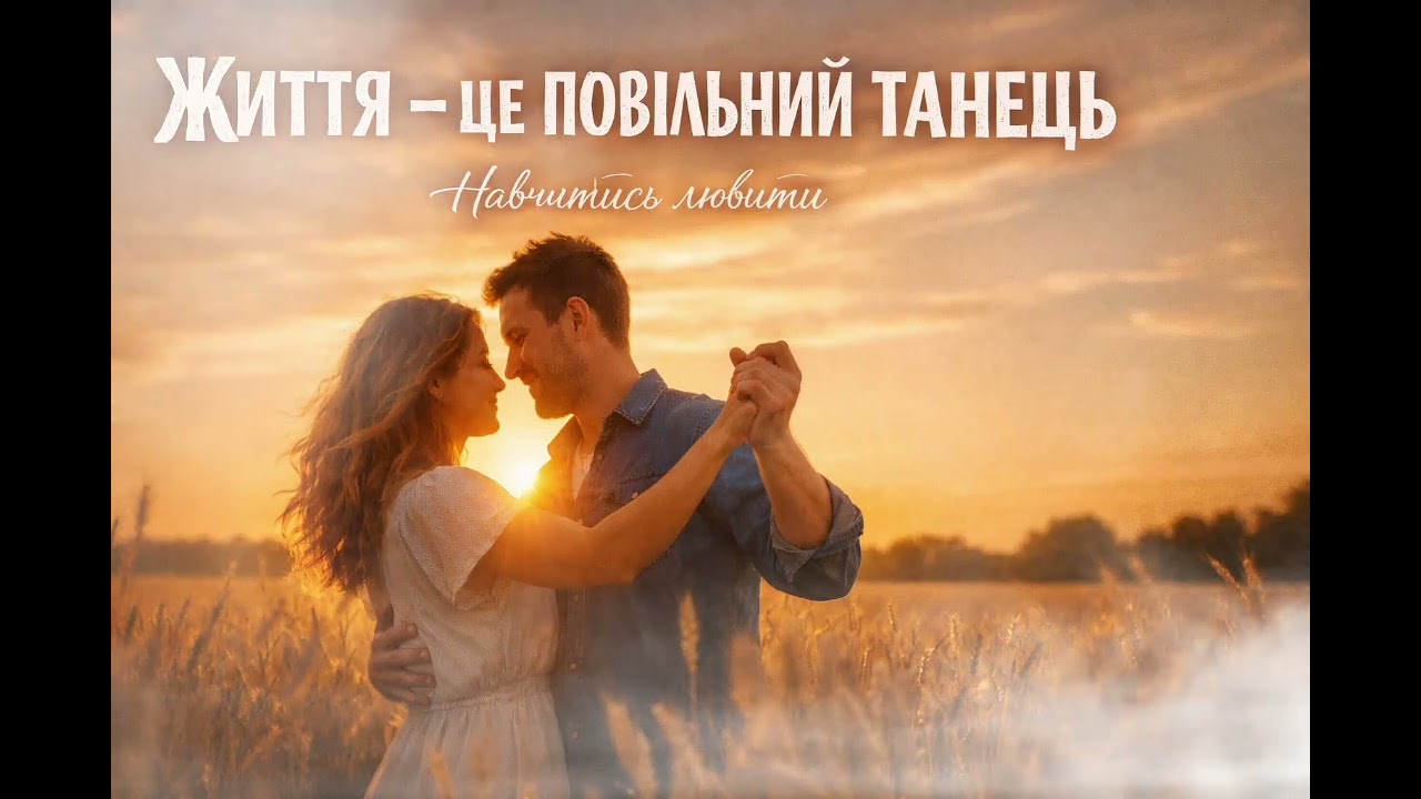 Життя — це повільний танець 💛 | Навчитись любити | Нова українська пісня 2026