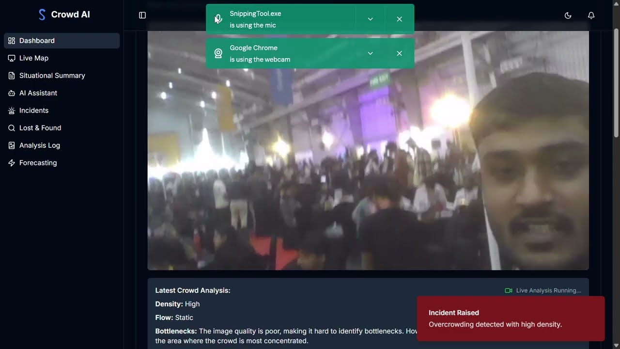 Crowd Control AI Demo - Agentic AI Day - Google Cloud