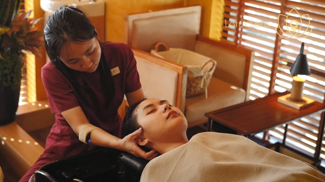 ASMR - Relaxing Hair Spa | Asmr Hair Washing & Head Massage at Tinh An Spa