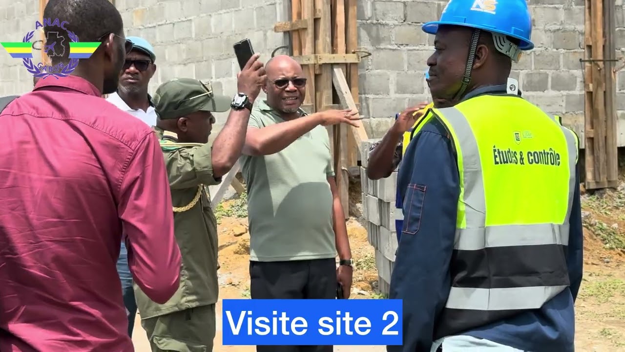 Mission de suivi des travaux dans les aéroports de Tchibanga et de Franceville   Mvengue