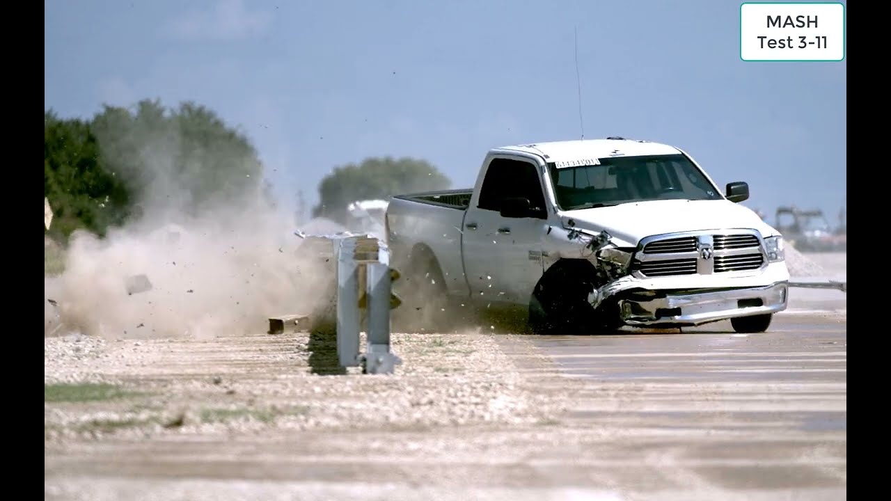 Thrie Beam Guardrail System Full-Scale Crash-Tests