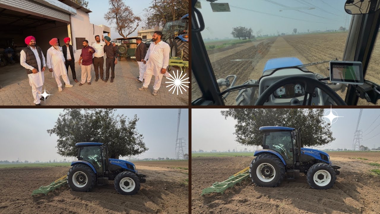 ਅੱਜ ਦੇਖੋ new holland 105 ਕਿਵੇਂ ਚੱਲਦਾ 