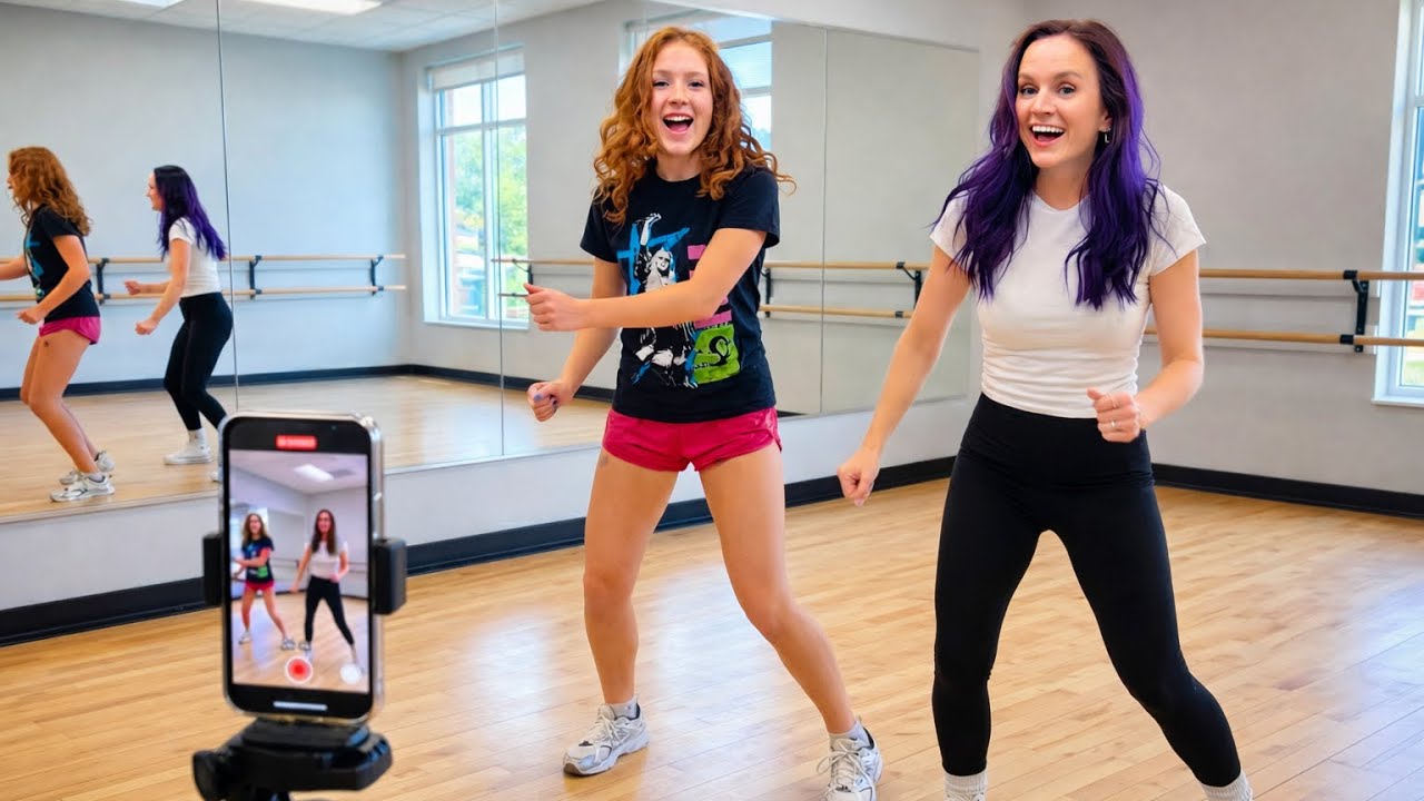 Teaching My Mom Viral TikTok Dances!