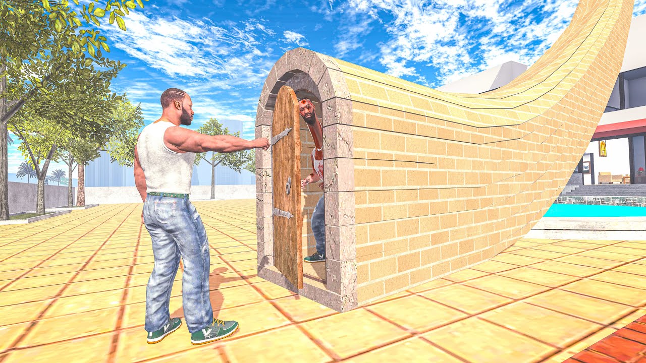 Franklin Found The SECRET Behind The LONGEST DOOR In Indian Bike Driving 3D
