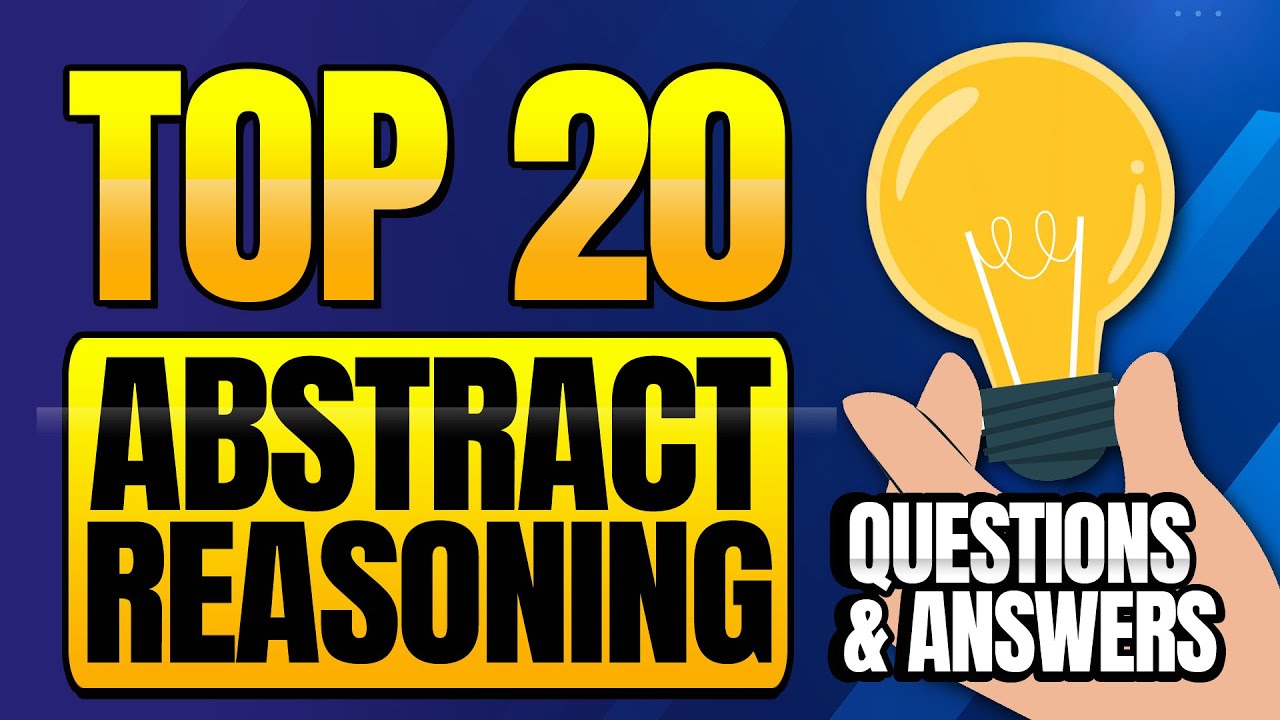Top 20 ABSTRACT REASONING TEST Questions and Answers with Solutions