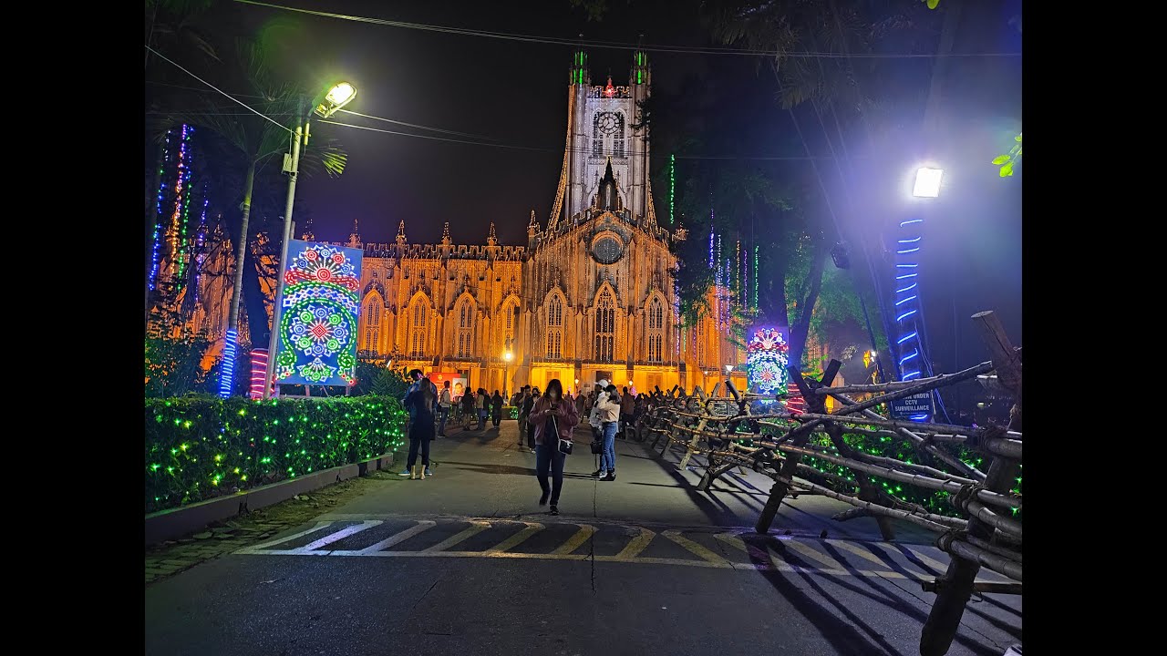 Christmas in Kolkata- Visit to St Paul's Cathedral Church on Christmas Eve