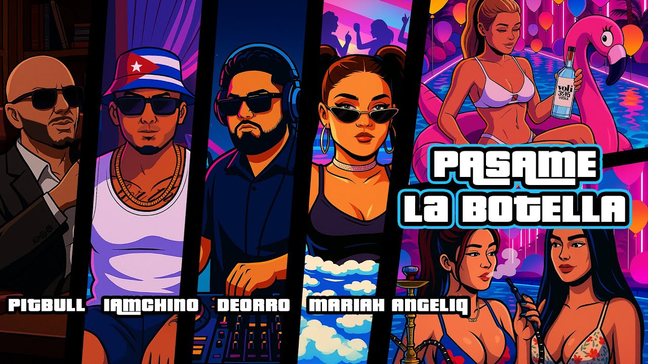 IAmChino x Pitbull x Deorro x Mariah Angeliq  - P&aacute;same La Botella (Visualizer) | UNDERDOGS
