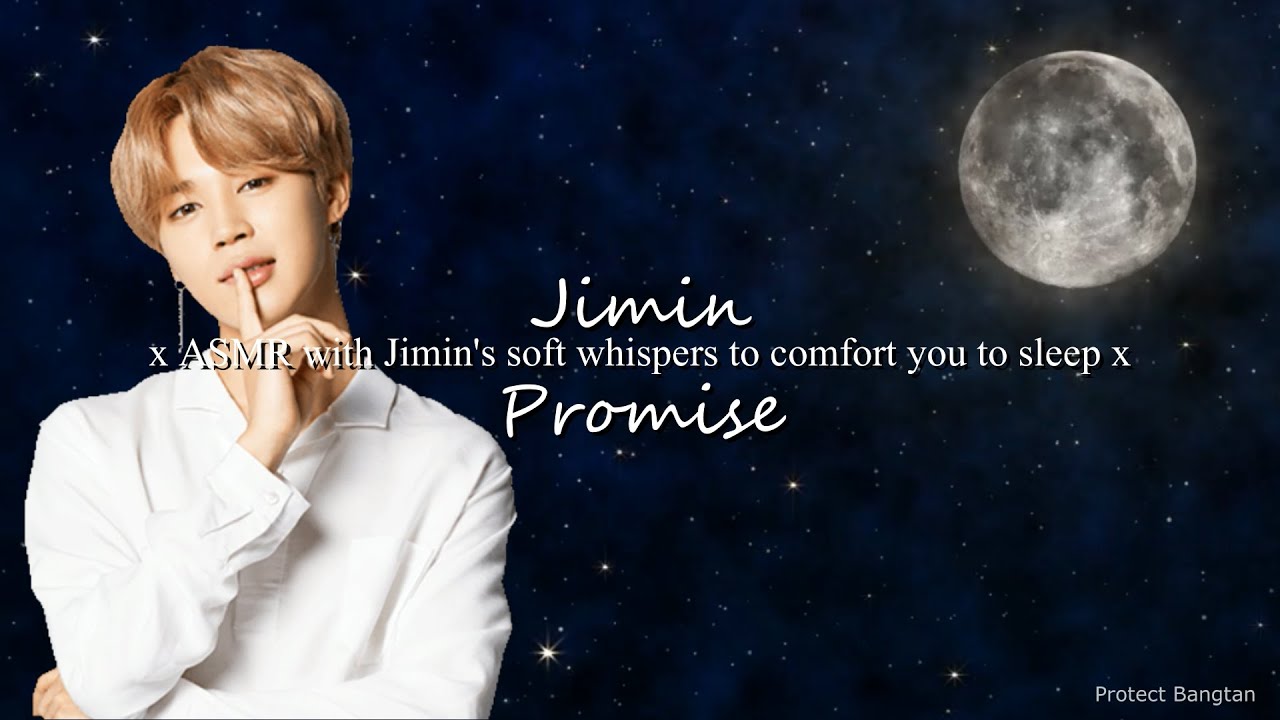[JIMIN ASMR] Promise (Instrumental/Dream vers) with Jimin's soothing whispers to help you sleep🎧