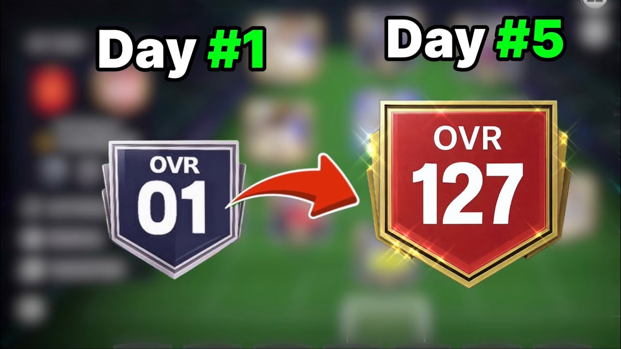 What OVR Can You Reach in 5 Days on a New Account? ($0 Spent) #fcmobile