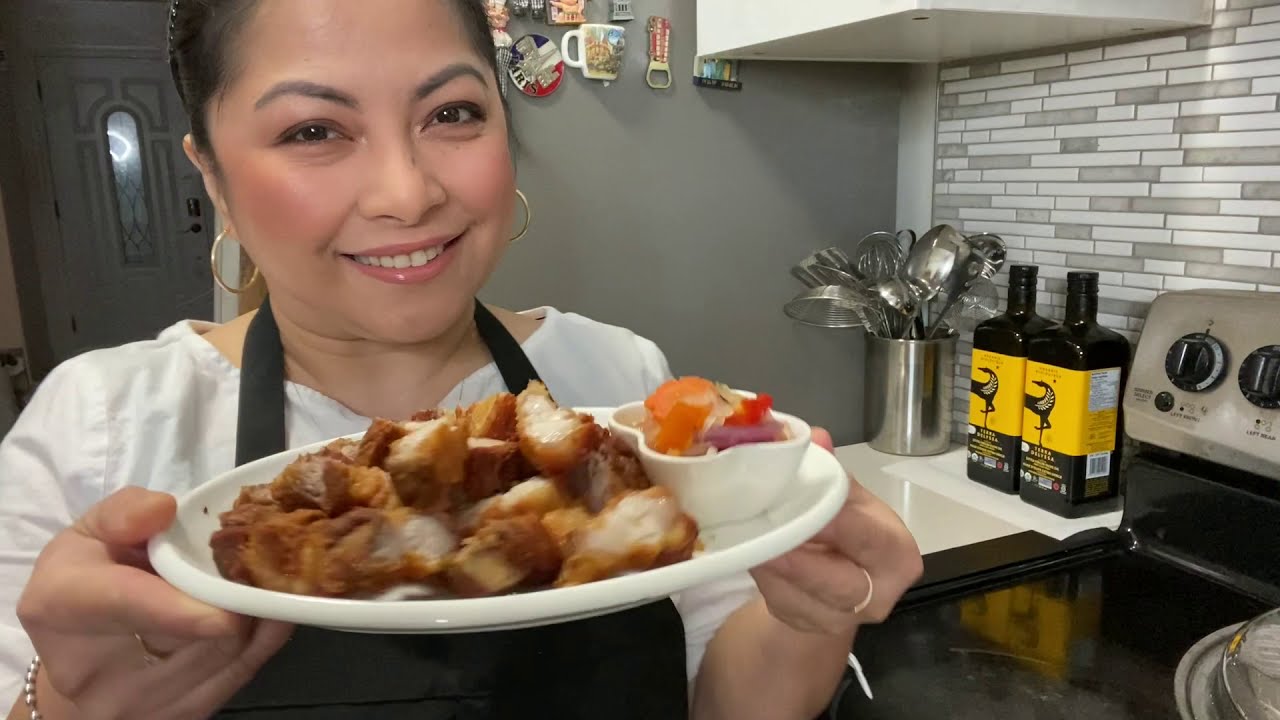 Lechon Kawali in Saladmaster Electric Skillet - in 30 minutes with NO OIL