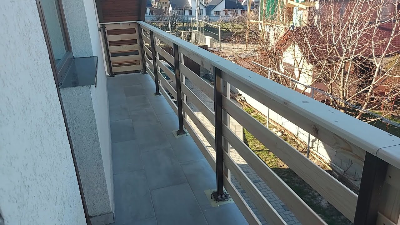 Balustrada balcon si BELEAUA de sub gresie!