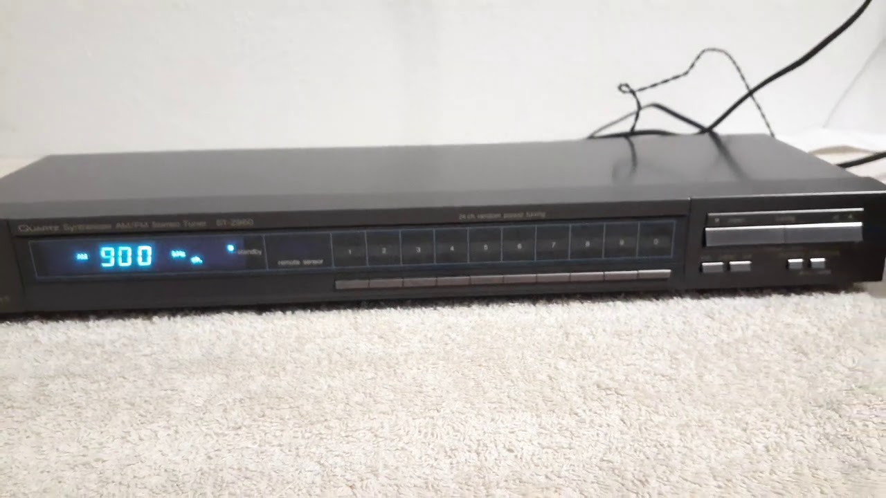 Technics Quartz Synthesizer  AM/FM Stereo Tuner ST-Z960.    ⭐ TESTED