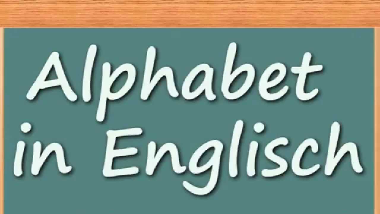 Englisch lernen | Alphabet in Englisch