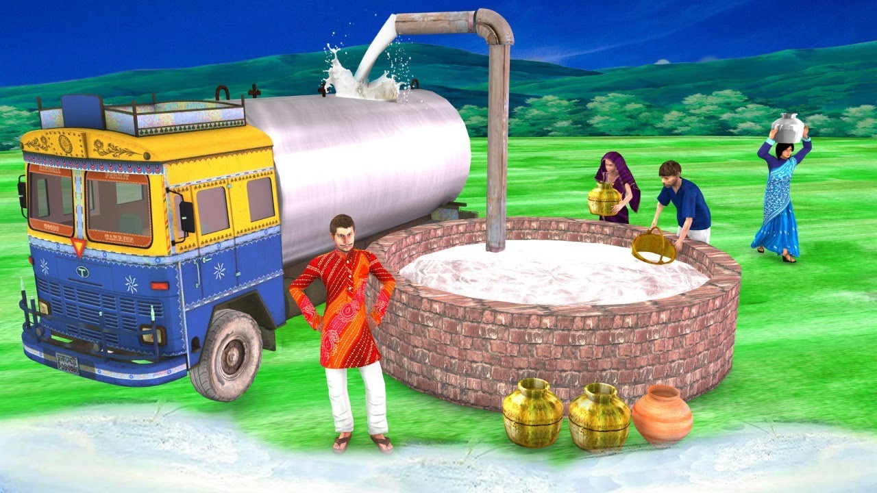 गरीब दूधवाला और जादुई कुआँ Garib Doodhwala and Magical Well Comedy Hindi Story