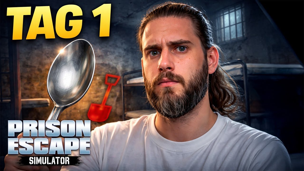 Tag 1 – Mit einem Löffel beginnt die Flucht | Prison Escape Simulator: Dig Out