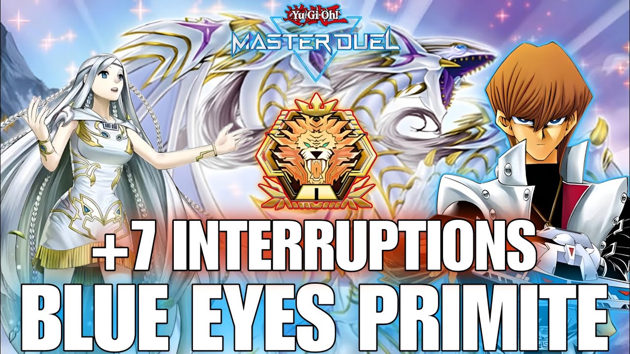 UNDEFEATED BLUE EYES PRIMITE 🔥 95% WIN RATE! | ROAD TO MASTER RANK | YU-GI-OH! MASTER DUEL
