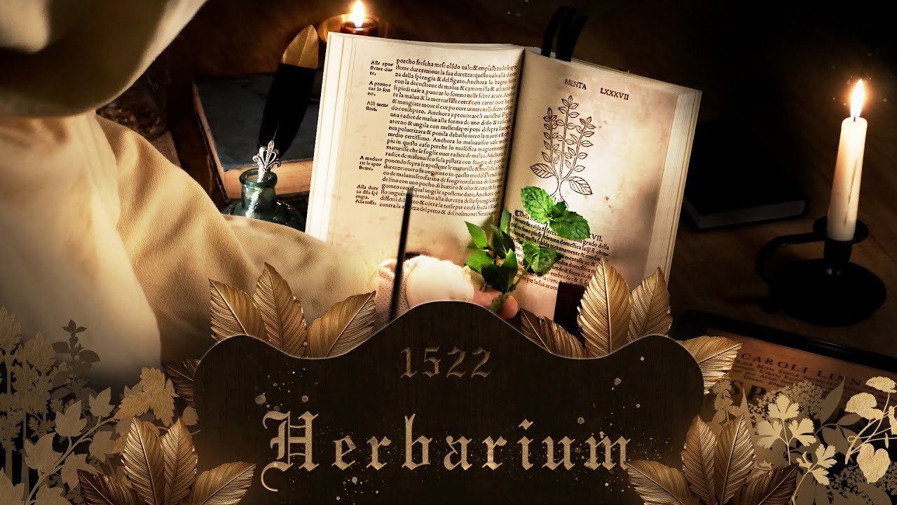 the botanist's scriptorium | ASMR with real plants