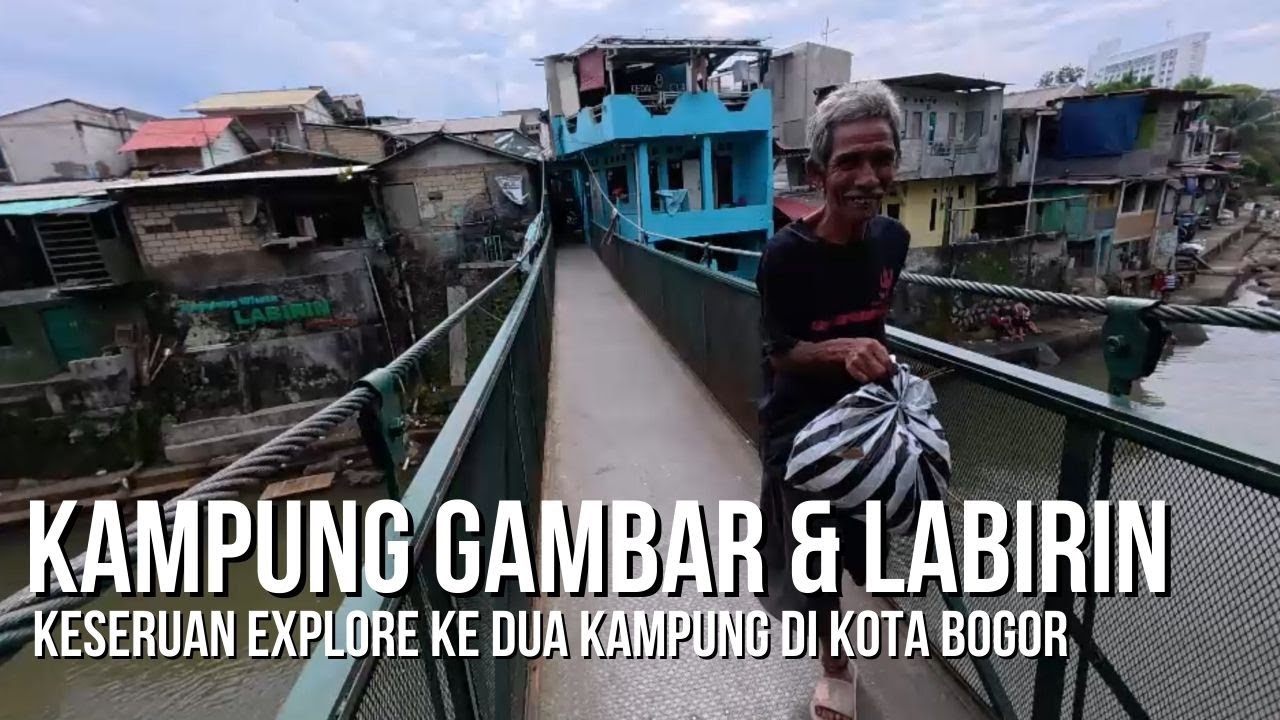 Penasaran Siapa yang JAGO Gambar di Kampung ini ? | Walkng Tour in Bogor Indonesia