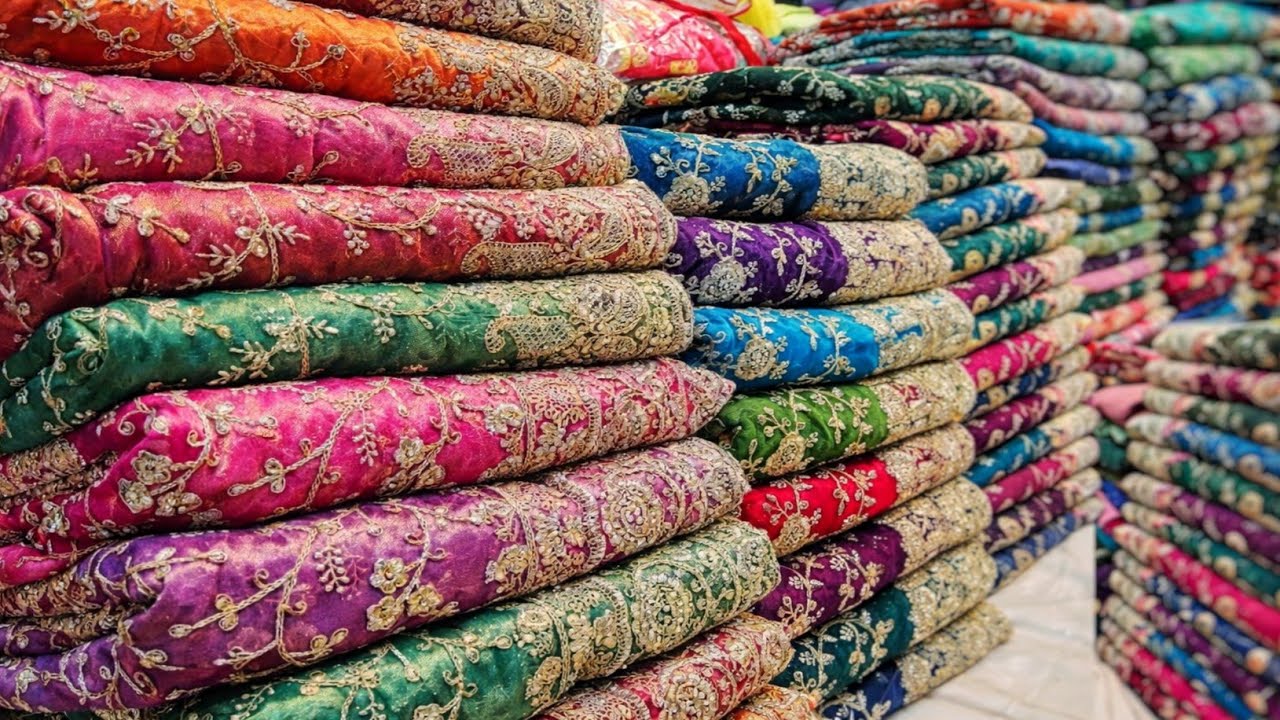 Heavy Work Party Wear Saree & Fancy Silk Saree Wholesaler in Kolkata - Barabazar Saree Market 🔥🔥