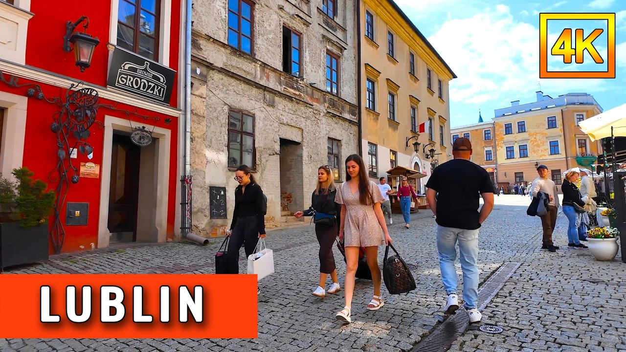 Discover Poland’s Most Colorful Old Town – LUBLIN | 4K 60FPS HDR | Walking Tour