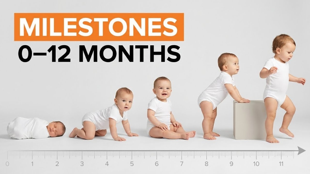 The Only 0&ndash;12 Months Milestone Video You'll Ever Need | your baby&rsquo;s first year of development.