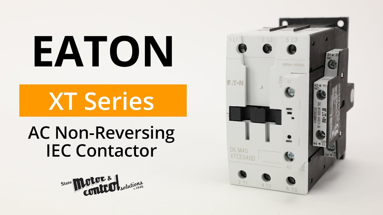 Eaton XT Series AC Non-Reversing IEC Contactor