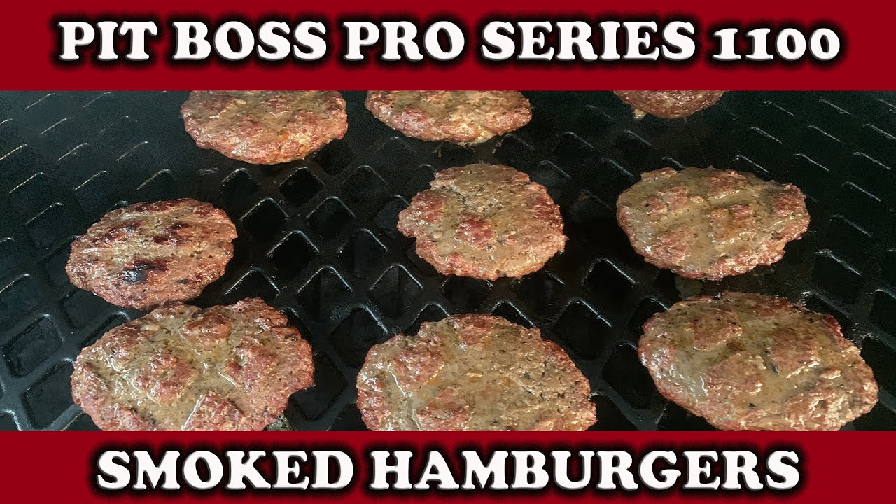 Smoked Burgers | Pit Boss Smoked Burgers | Smoked Hamburgers | Burger Recipe | Hamburger Recipe