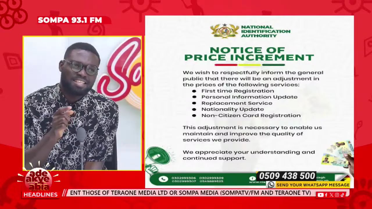 STREAM 2|| ADE AKYE ABIA WITH NANA KWAME NKWANTABISA ON SOMPA TV/FM 93.1 || 22/01/26