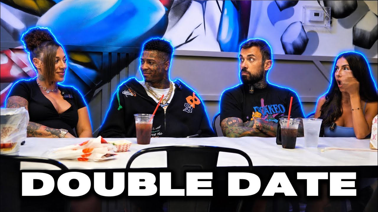 Blueface & Adam22 Go On A DOUBLE DATE At KING OF CRABS