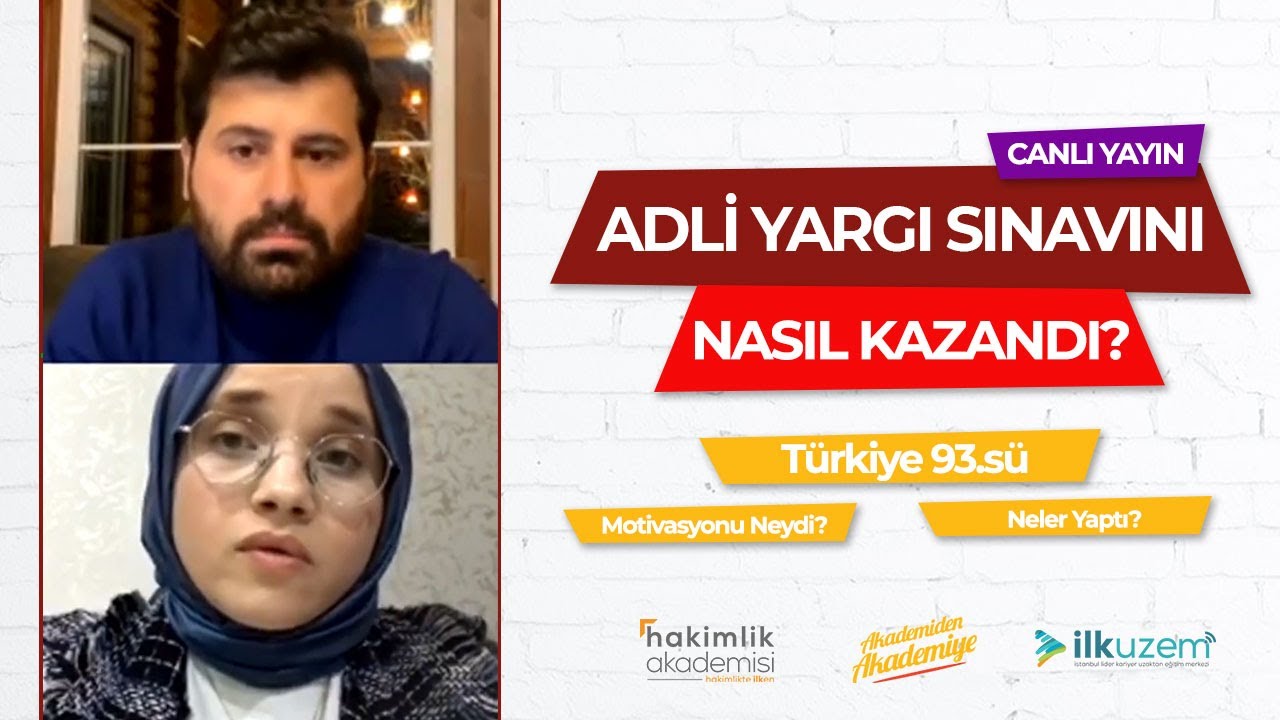 Adli Yargı Hakimlik Sınavı T&uuml;rkiye 93.s&uuml;